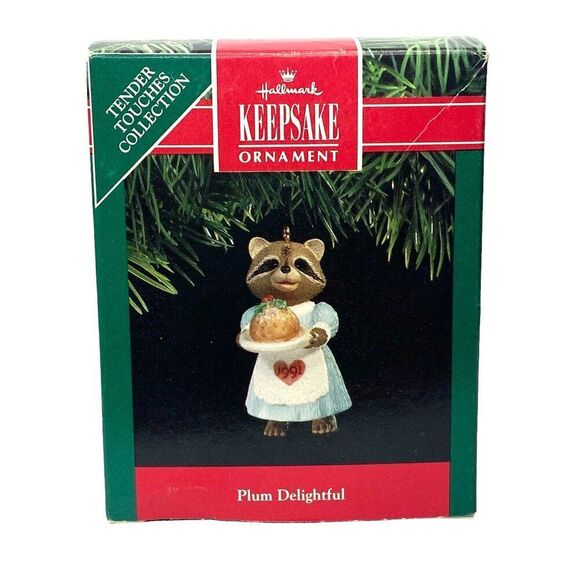 Plum Delightful 1991 Keepsake Hallmark Ornament - Picture 1 of 5
